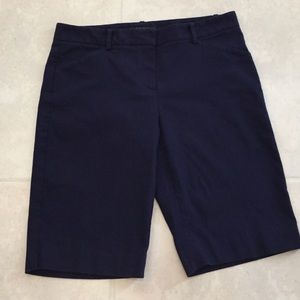 Theory Navy Bermuda shorts size 6